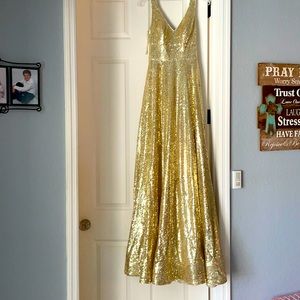 Mac Duggal long formal evening gown